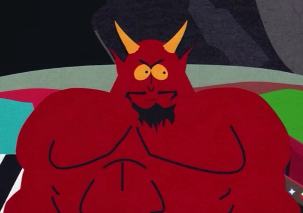 Satan as depicted in South Park