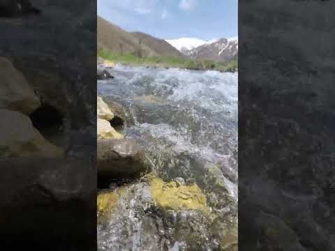 Melting Snow Turns Into Crystal Stream | Nature’s Magic Eriyen kar  bir dereye dönüşüyor #nature