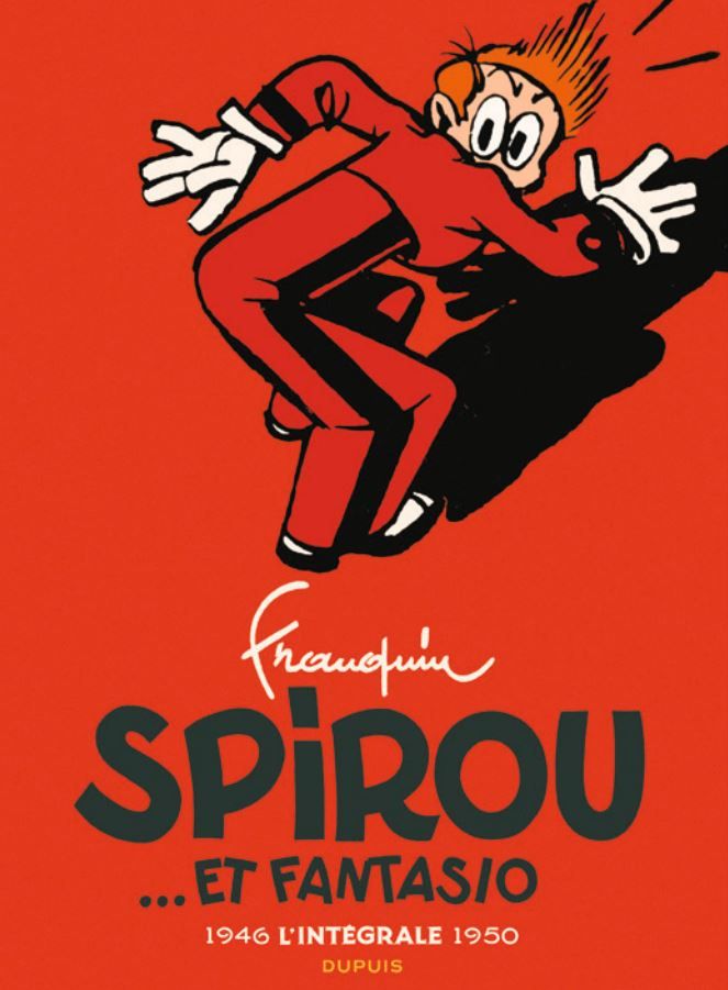 La couverture de la réédition de l'intégrale "Spirou et Fantasio" de Franquin