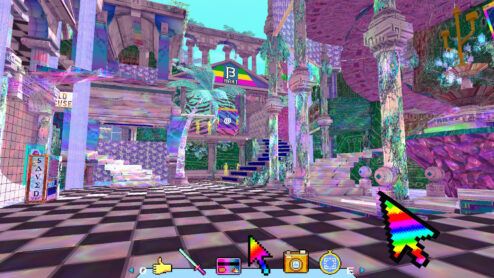A screenshot from the game “Broken Reality”. Yes, the game really looks like this.