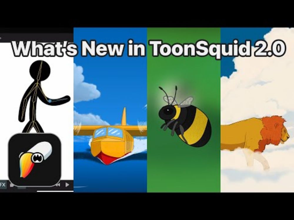 ToonSquid 2.0 | Effects, Bones, Blur, SVG, IK, Parallax, Mesh, Shadows and more!