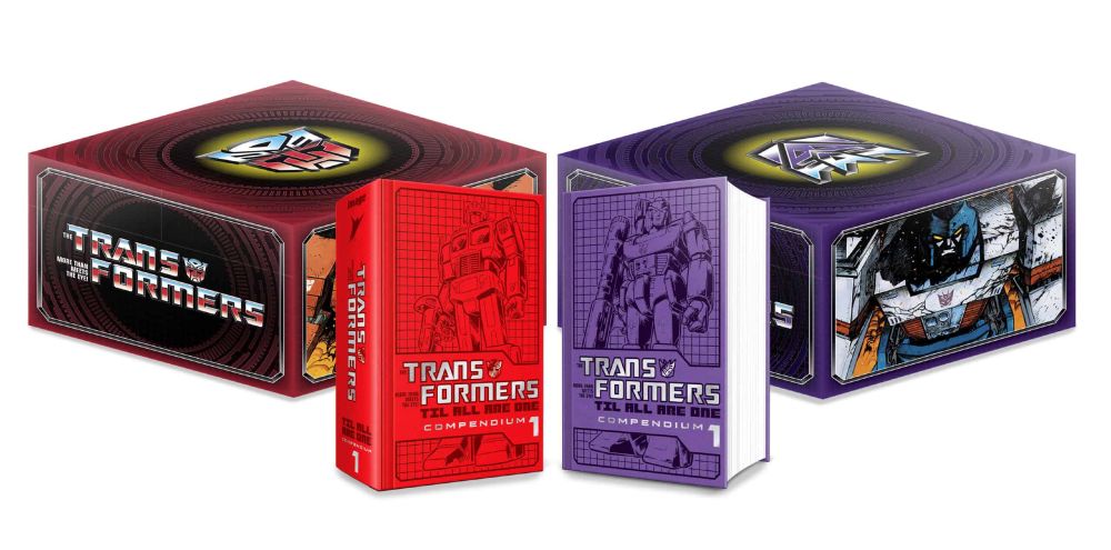 THE TRANSFORMERS Compendium Set from Skybound Entertainment
One red, one purple