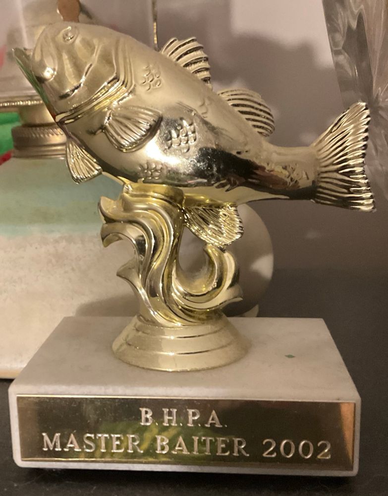 Just so everyone knows, in 2002, I was the Master Baiter. Yeaaaahhhhh booooooyyyyyyyyy. 