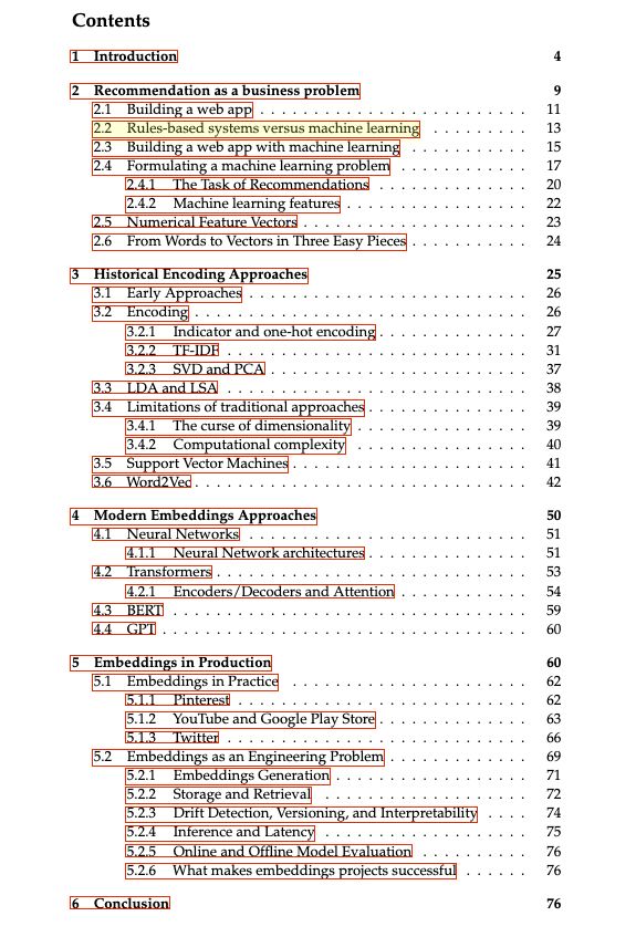 Book outline