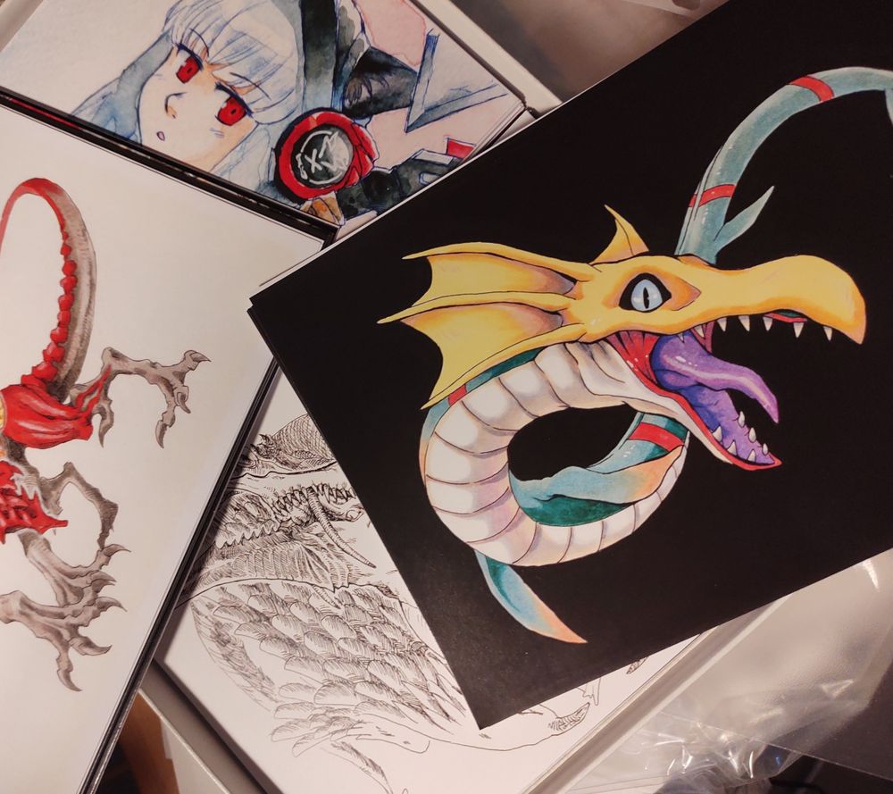 A5-printtejä, Seadramon etummaisena. 