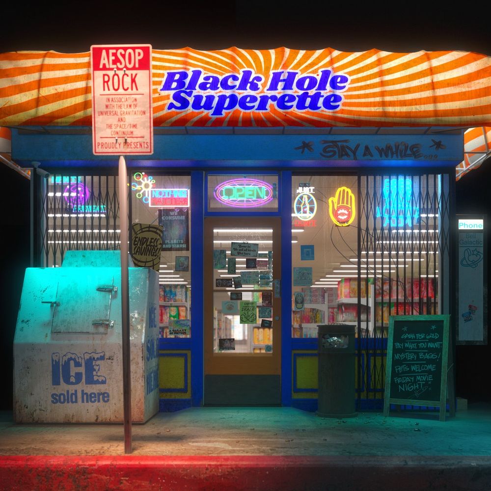 Album cover for Black Hole Superette by Aesop Rock 