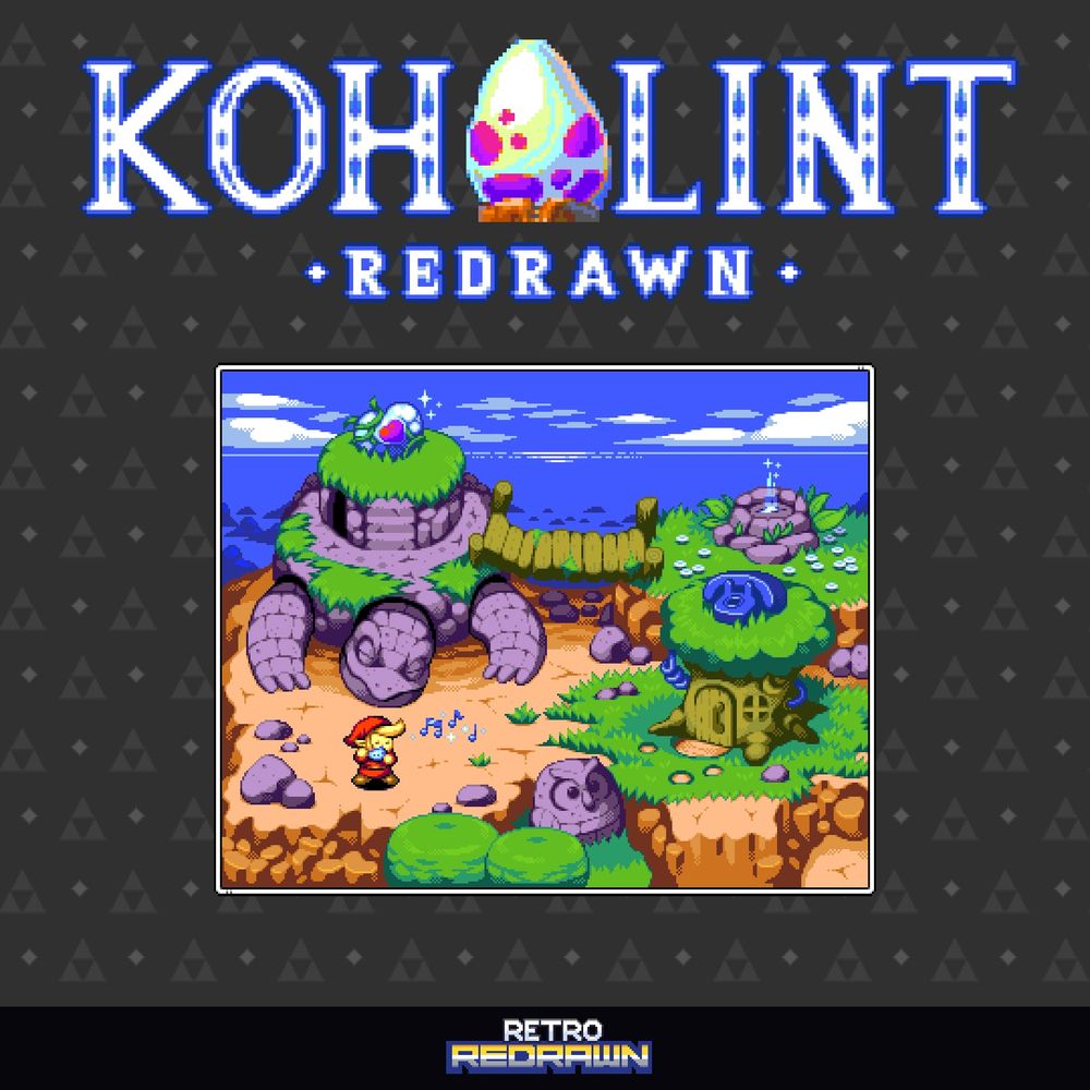A redrawn map for Koholint Redrawn