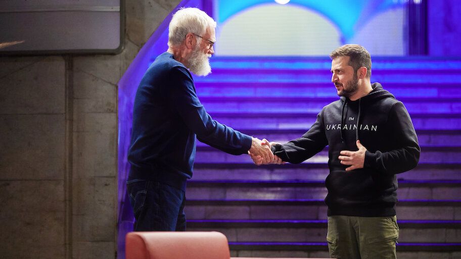 David Letterman journeys to Kyiv, Ukraine, for a stirring, personal and in-depth conversation with President Volodymyr Zelenskyy.