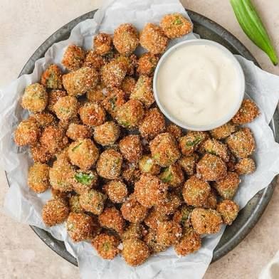 Fried okra