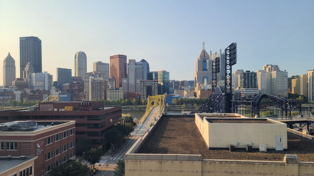 Downtown Pittsburgh, from the North Shore