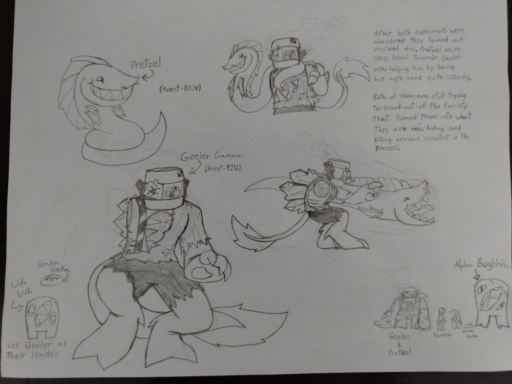 Short info sheet + doodles