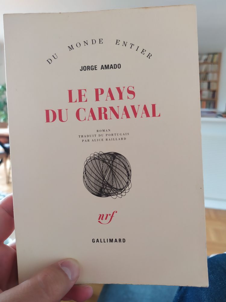 Le pays du carnaval, livre de Jorge Amado