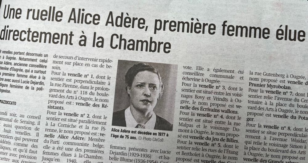 Extrait de l’article de presses de La Meuse week-end (éditions Liège et Basse-Meuse du Samedi 15 novembre 2025).