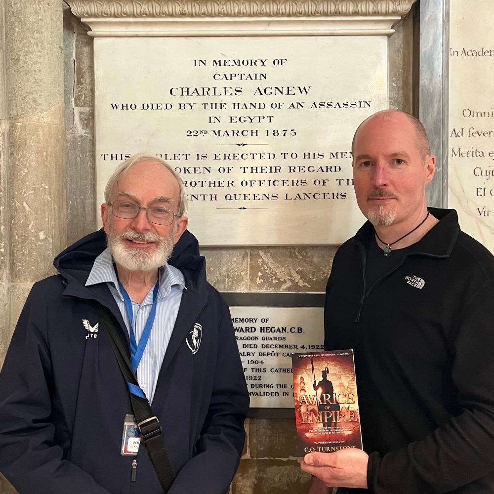 Ian Osterloh and C.Q. Turnstone at Canterbury Cathedral
