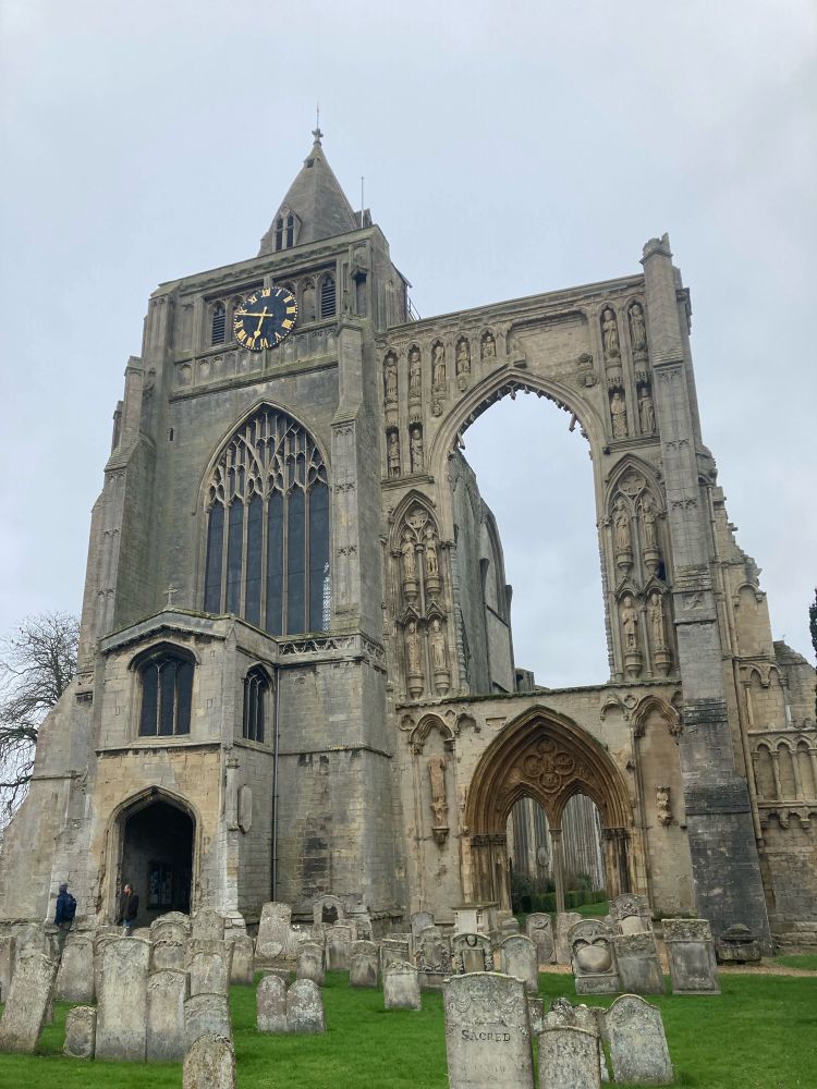 Crowland Abbey, west front
