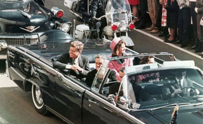 The Zapruder film is a silent 8mm color motion picture sequence shot by Abraham Zapruder with a Bell & Howell home-movie camera, as United States president John F. Kennedy's motorcade passed through Dealey Plaza in Dallas, Texas, on November 22, 1963. It unexpectedly captured the president's assassination.