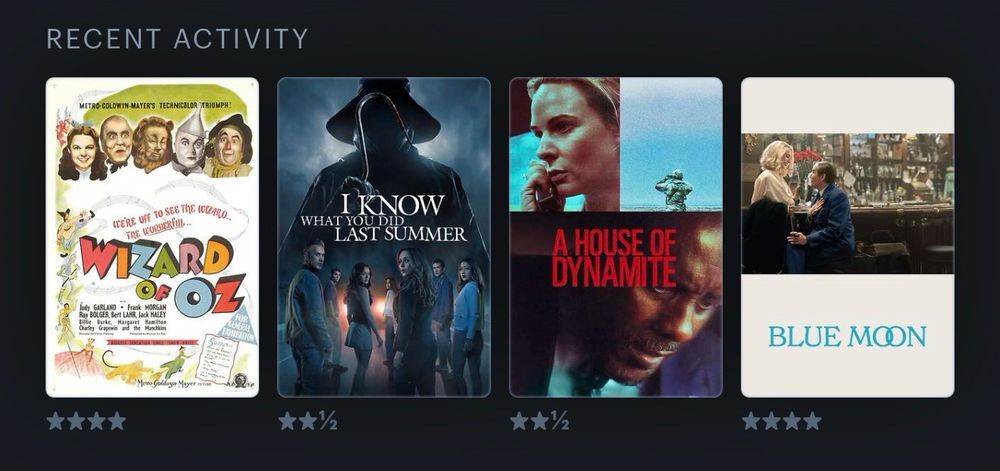 The Wizard of Oz (1939)
I Know What You Did Last Summer (2025)
A House of Dynamite (2025)
Blue Moon (2025)
#MovieSky