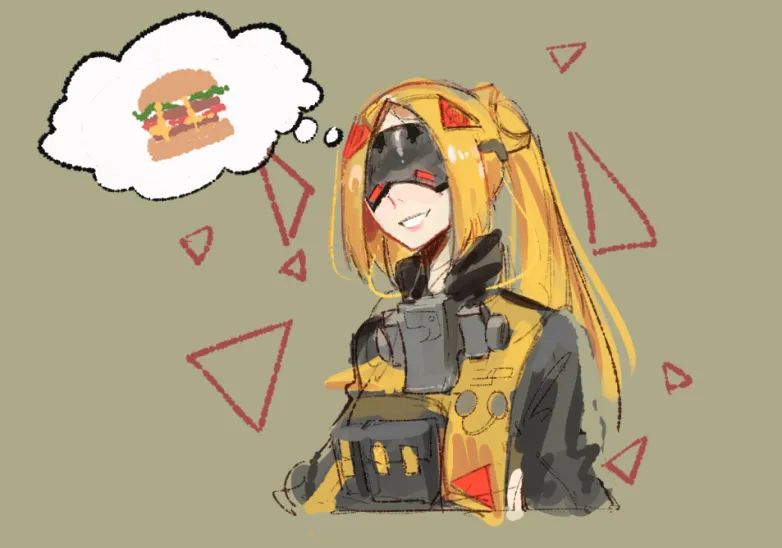 Also painting of trigger from Zenless Zone Zero but rougher