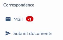 Cropped screenshot of a government of Canada webpage that shows -1 unread messages.