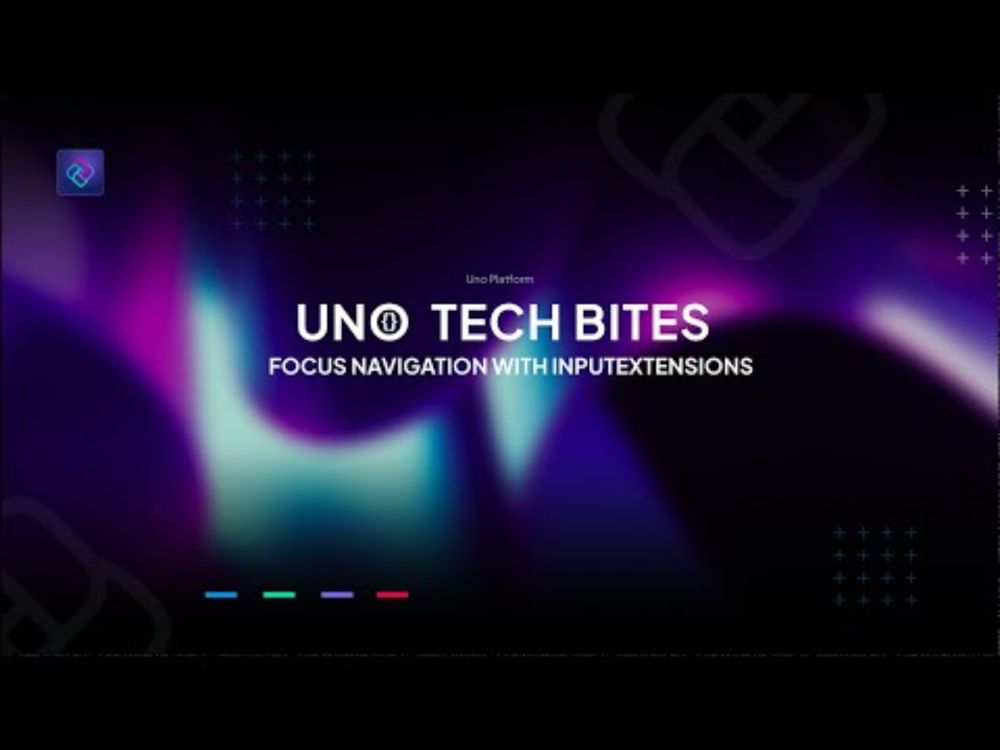 Focus Navigation with InputExtensions  |  Uno Tech Bite