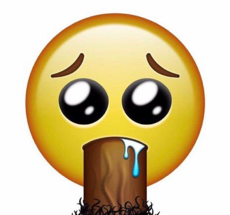 emoji with baby eyes sucking a dick