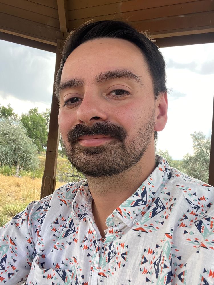 selfie of me showing off new beard that is growing