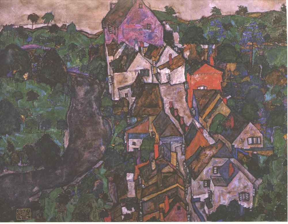 Von Egon Schiele - Reprografie aus Kunstbuch, Gemeinfrei, https://commons.wikimedia.org/w/index.php?curid=6981743