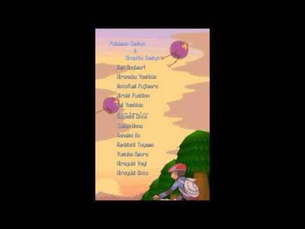 Pokémon Platinum - Credits