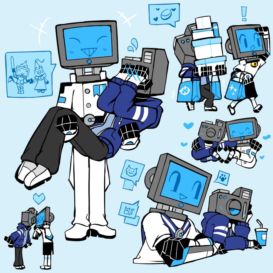 Doodles of Cameron and Comhas