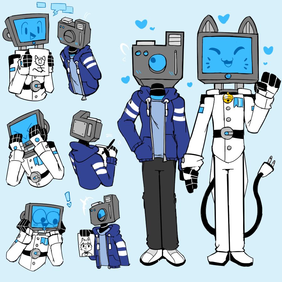 Doodles of Cameron and Comhas