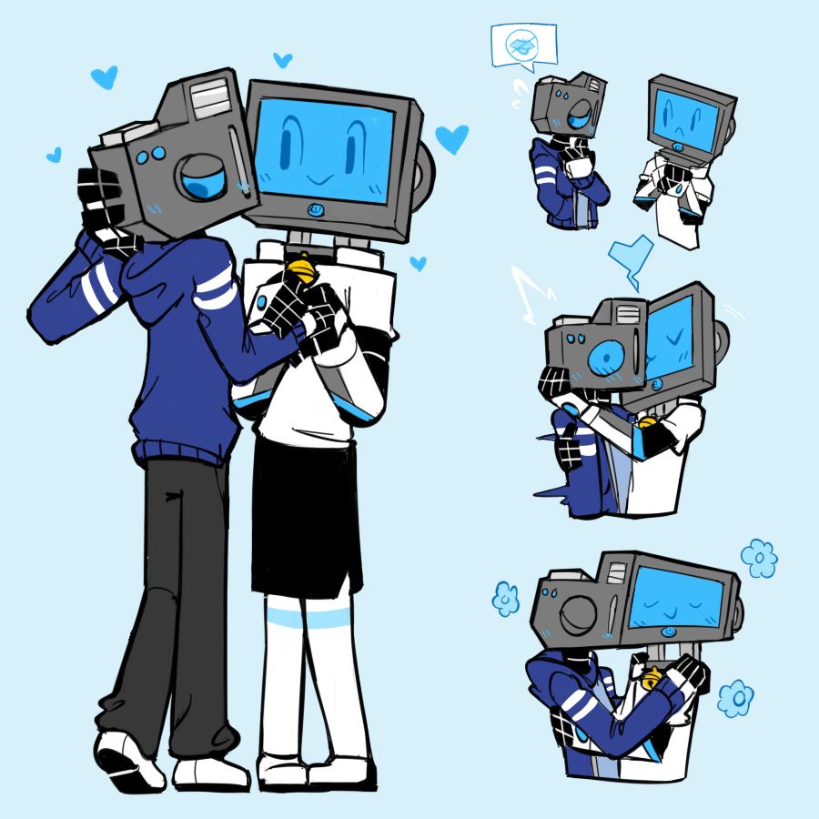 Doodles of Cameron and Comhas