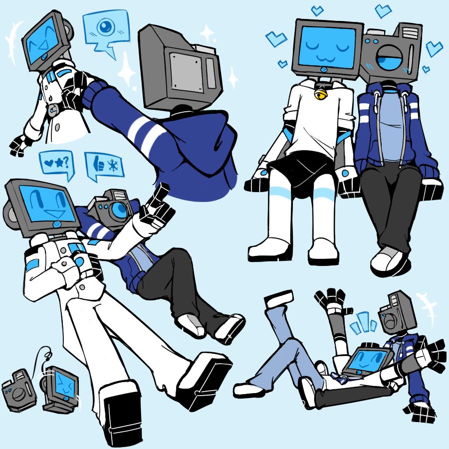Doodles of Cameron and Comhas