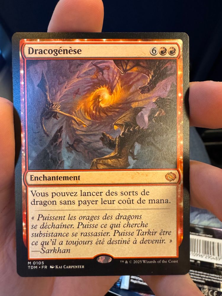 Carte Magic de Dracogénèse. 