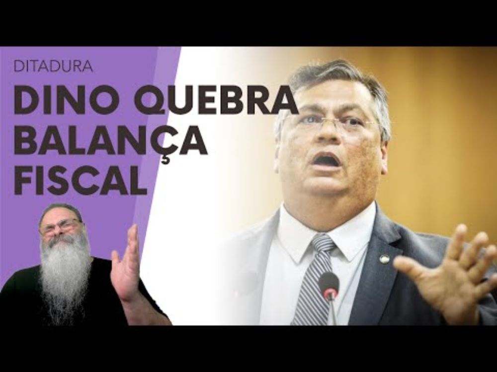 DINO inventa DECISÃO ABSURDA de SUSPENDER o EQUILÍBRIO FISCAL porque TEM uma EMERGÊNCIA CLIMÁTICA