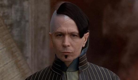 Gary Oldman and his weird hair flap in The Fifth Element
