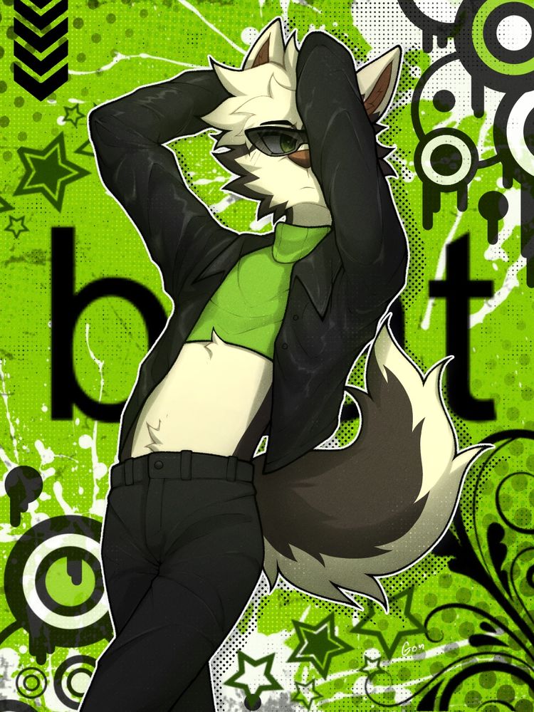 Avocado dressing up in their brat outfit