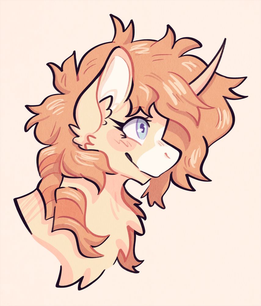 A yellow and orange My Little Pony OC belonging to TaigaHuskii (Artfight attack)