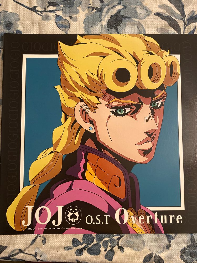 Cover for the JoJo part 5 soundtrack on Vinyl