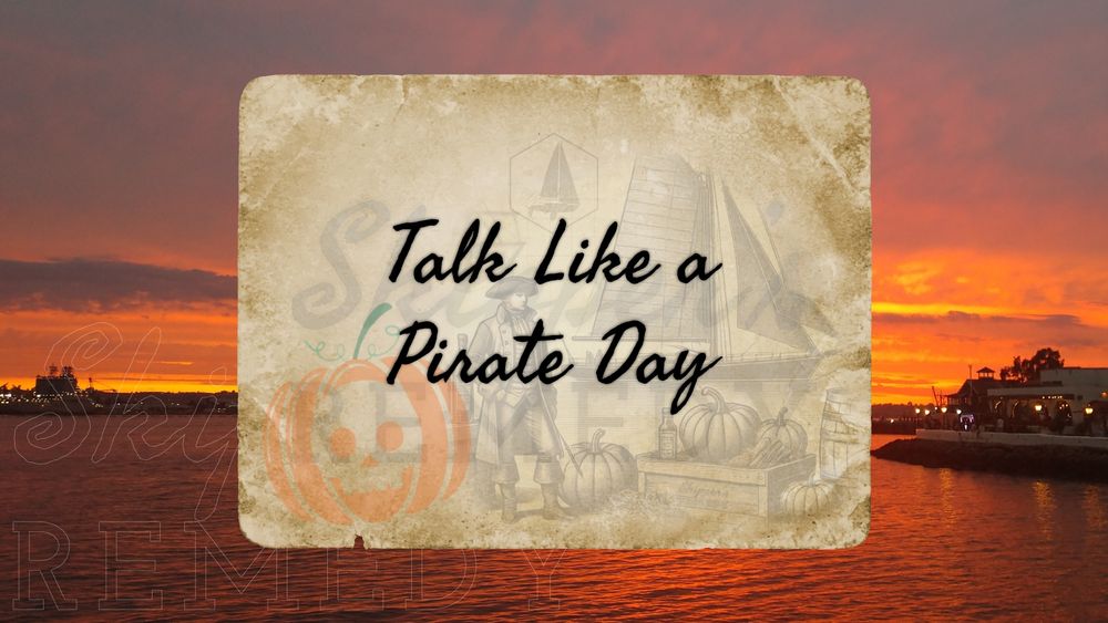 Talk Like a Pirate Day ...celebrate with Privateer Pumpkin Spice coffee roast