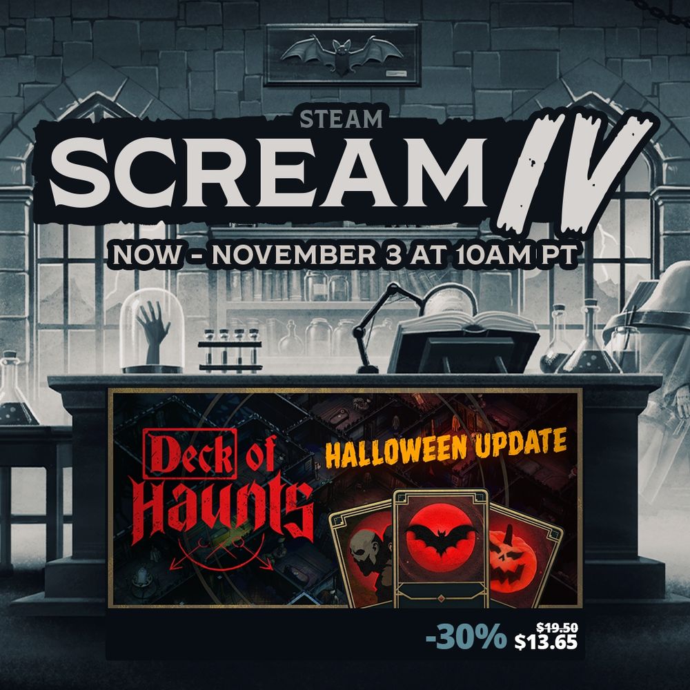Steam Scream Fest Deck of Haunts