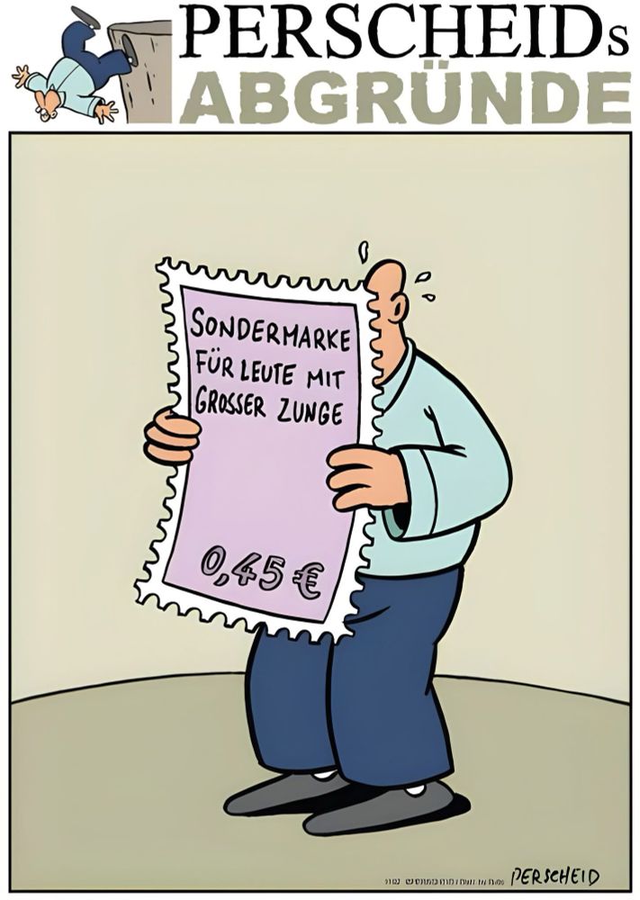 SONDERMARKE FÜR LEUTE MIT GROSSER ZUNGE 2€