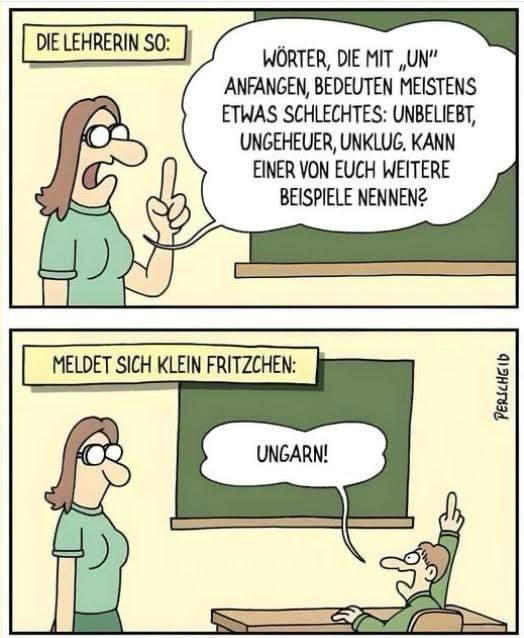DIE LEHRERIN SO: WÖRTER, DIE MIT „UN