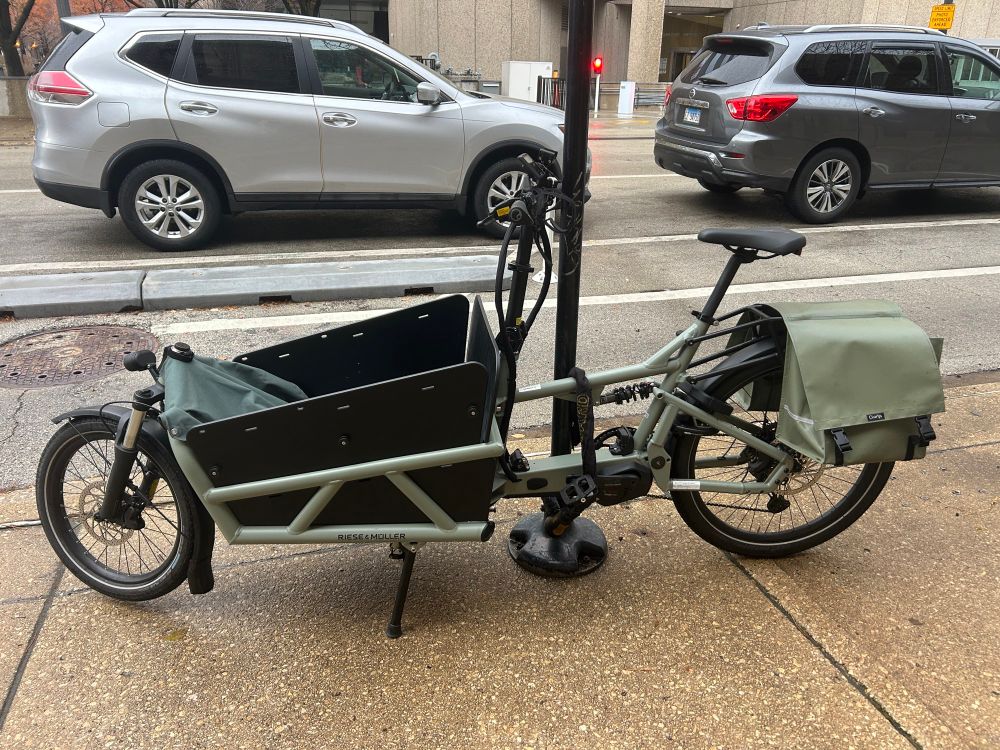 Riese and muller cargo bike 