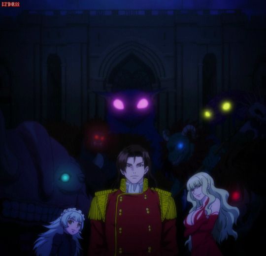 Anime y Manga de To the Abandoned Sacred Beasts del dúo Maybe

Miglieglia Cochlea (izquierda), Cain Madhouse; el vampiro encarnado (centro), Elizabeth Weezer; la arachne encarnada (derecha) y otros encarnados en el fondo