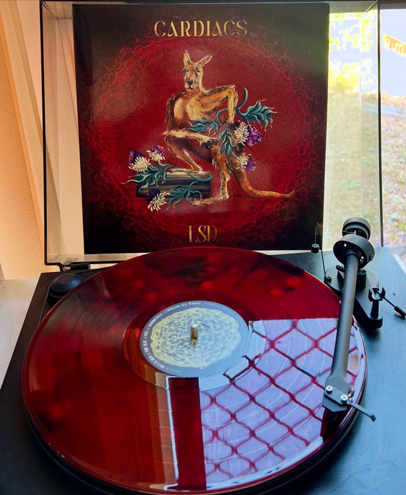 The new Cardiacs album LSD, on coloured vinyl.
