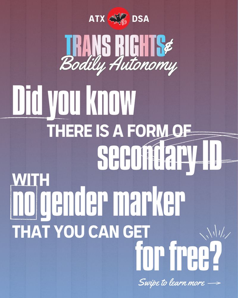 Did you know there is a form of secondary ID with no gender marker that you can get for free?