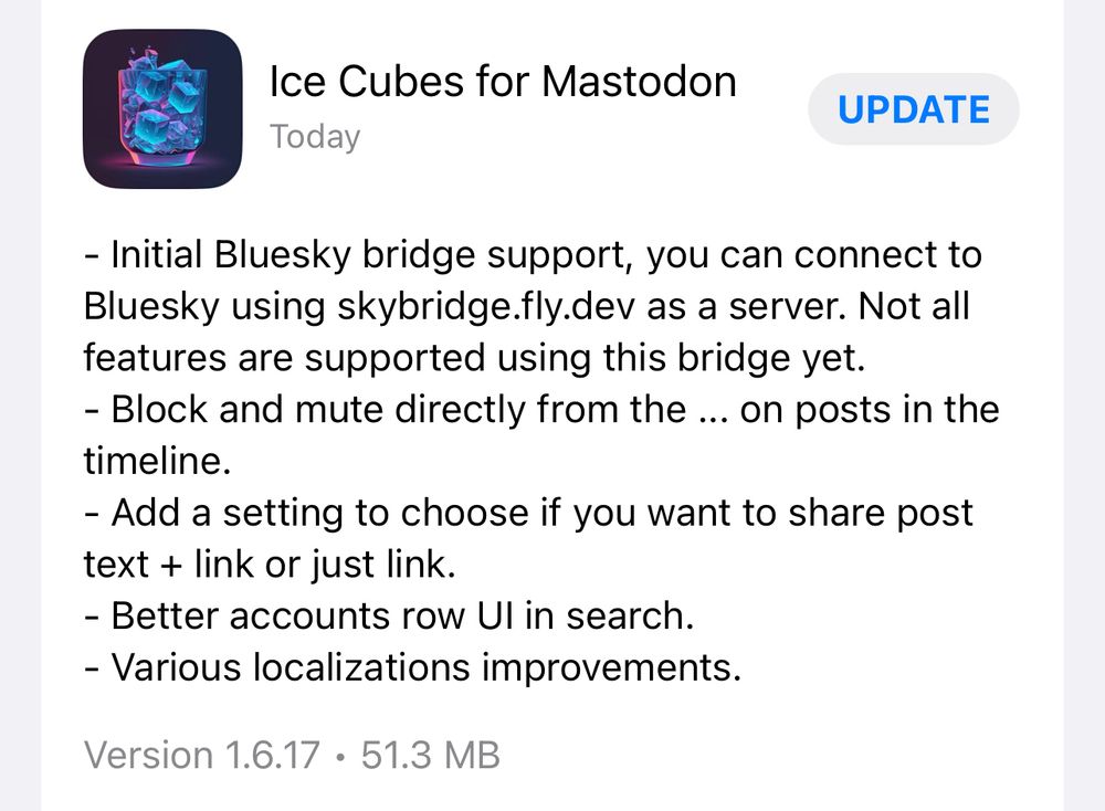 Ice Cubes release notes