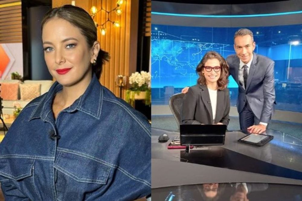 Ticiane Pinheiro deixa a Record de lado e assiste Cesar Tralli no Jornal Nacional - Área VIP