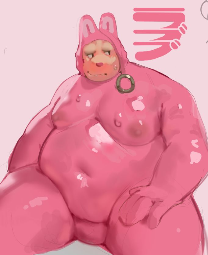 pink fat furry labubu
