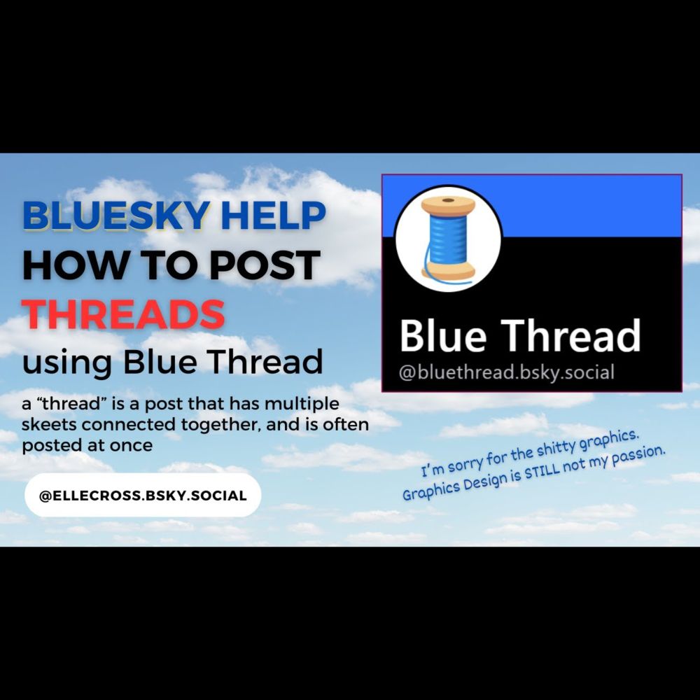 How to post THREADS in Bluesky